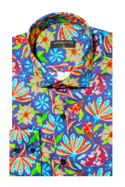 Masutto Shirt | EDDEN-92 SLEEVE BUTTON DOWN SHIRT